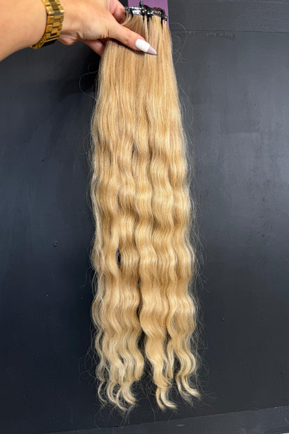 PRE-BONDED COLORED SLAVIC DEEP WAVE 58cm : 87g