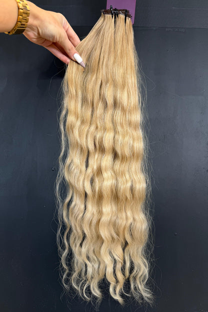 PRE-BONDED COLORED SLAVIC DEEP WAVE 58cm : 87g