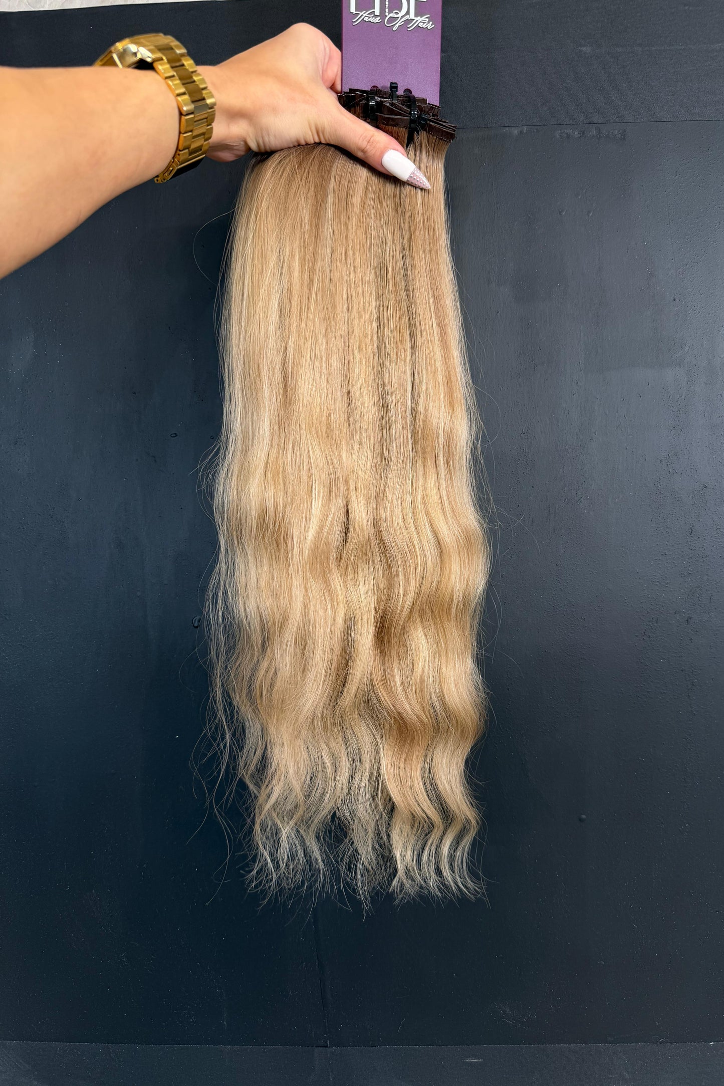 PRE-BONDED COLORED SLAVIC SLIGHT WAVE 49cm : 57g