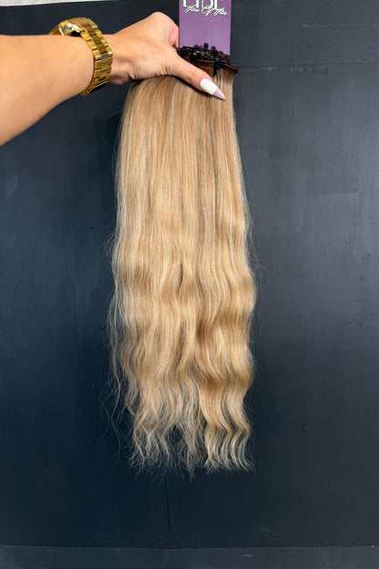 PRE-BONDED COLORED SLAVIC SLIGHT WAVE 49cm : 57g