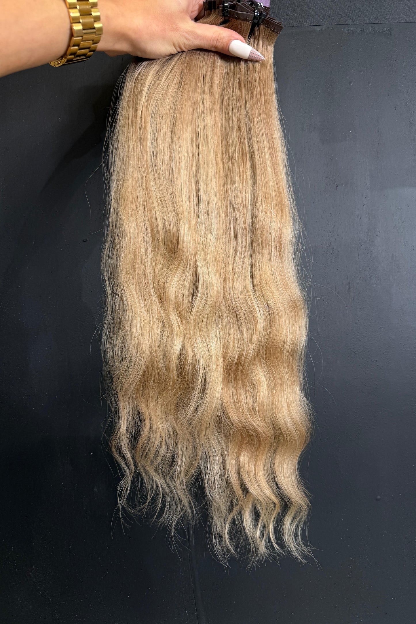 PRE-BONDED COLORED SLAVIC SLIGHT WAVE 49cm : 57g