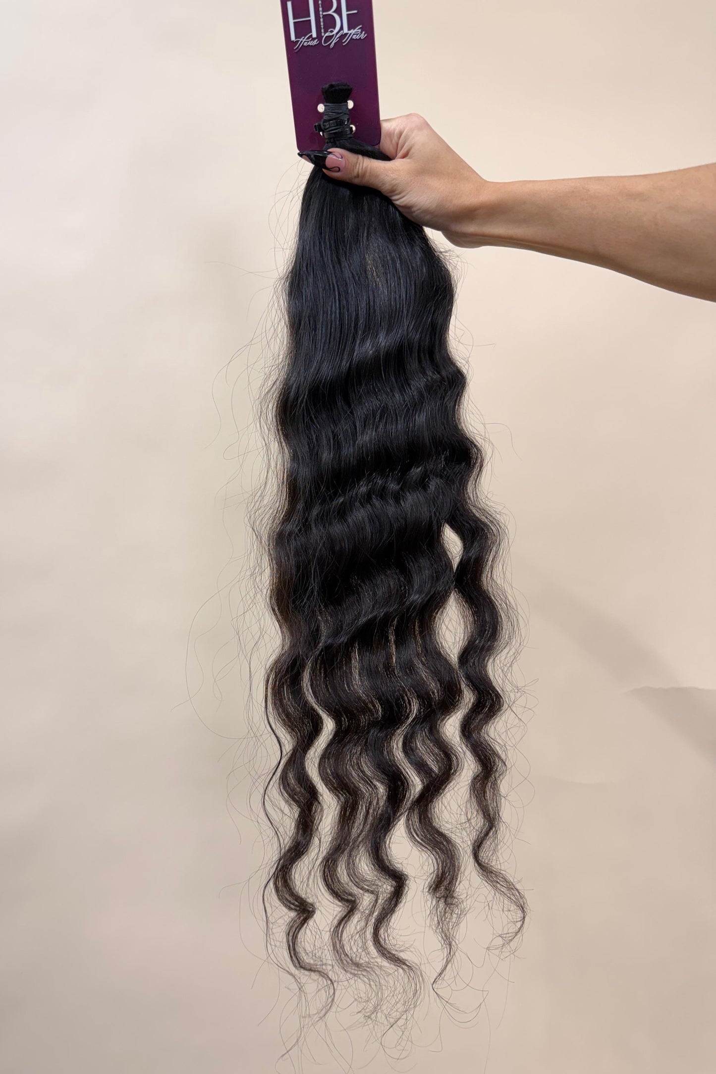 BULK VIRGIN SLAVIC DEEP WAVE CURLY 55cm : 68g