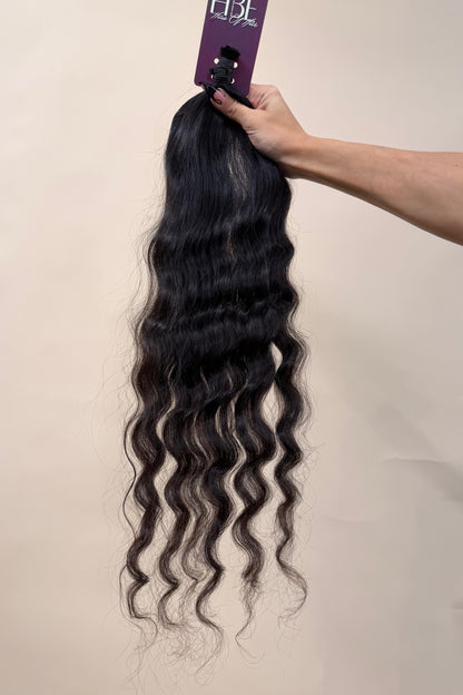 BULK VIRGIN SLAVIC DEEP WAVE CURLY 55cm : 68g