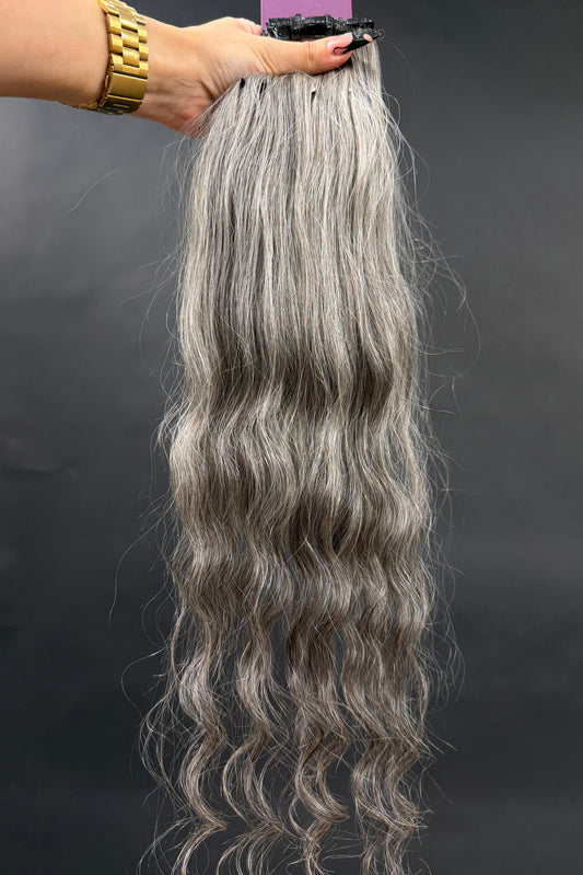 PRE-BONDED VIRGIN SLAVIC CURLY 52cm : 38g