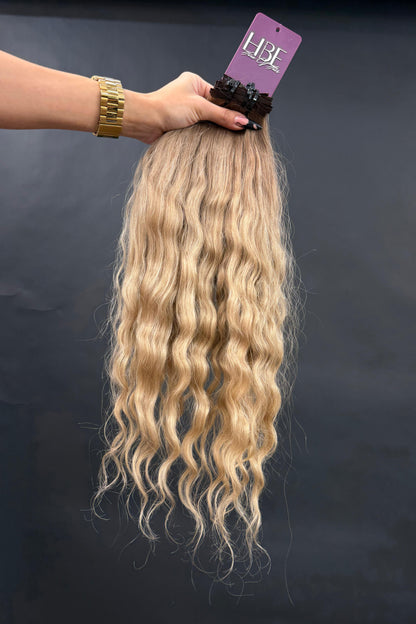 PRE-BONDED COLORED SLAVIC DEEP WAVE 46cm : 96g