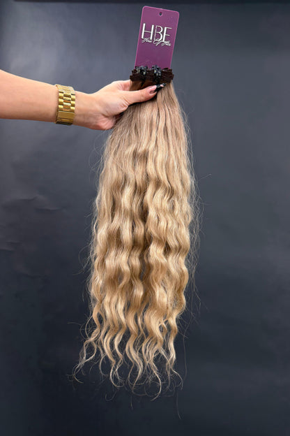 PRE-BONDED COLORED SLAVIC DEEP WAVE 46cm : 96g