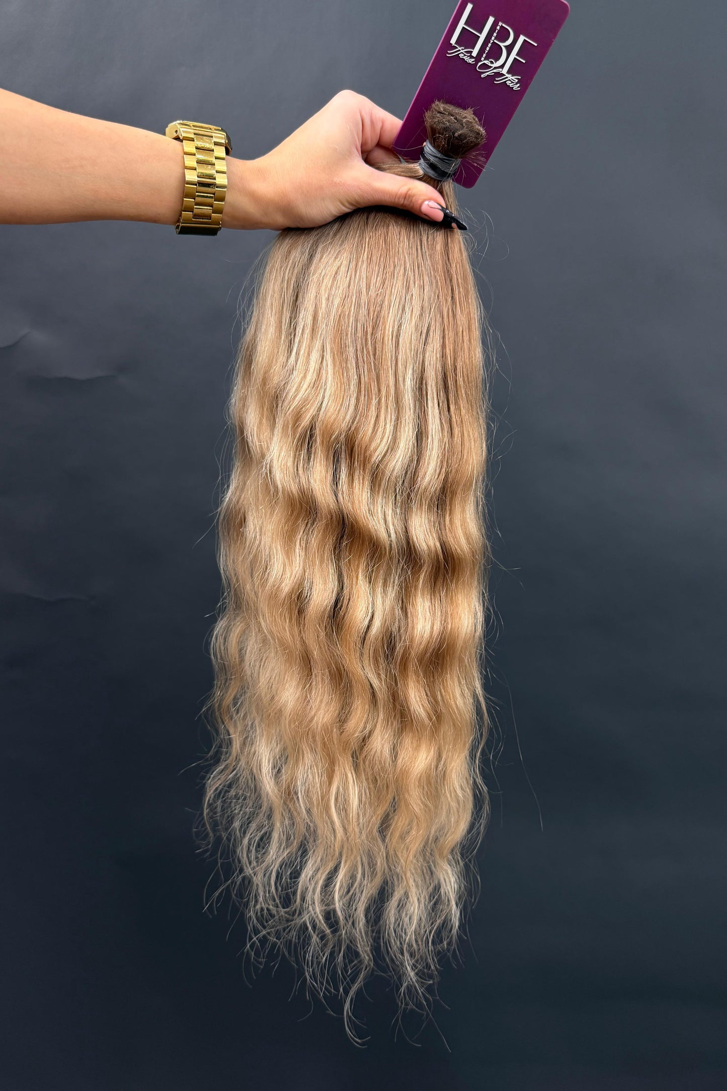 BULK COLORED SLAVIC WAVY 54cm : 127g