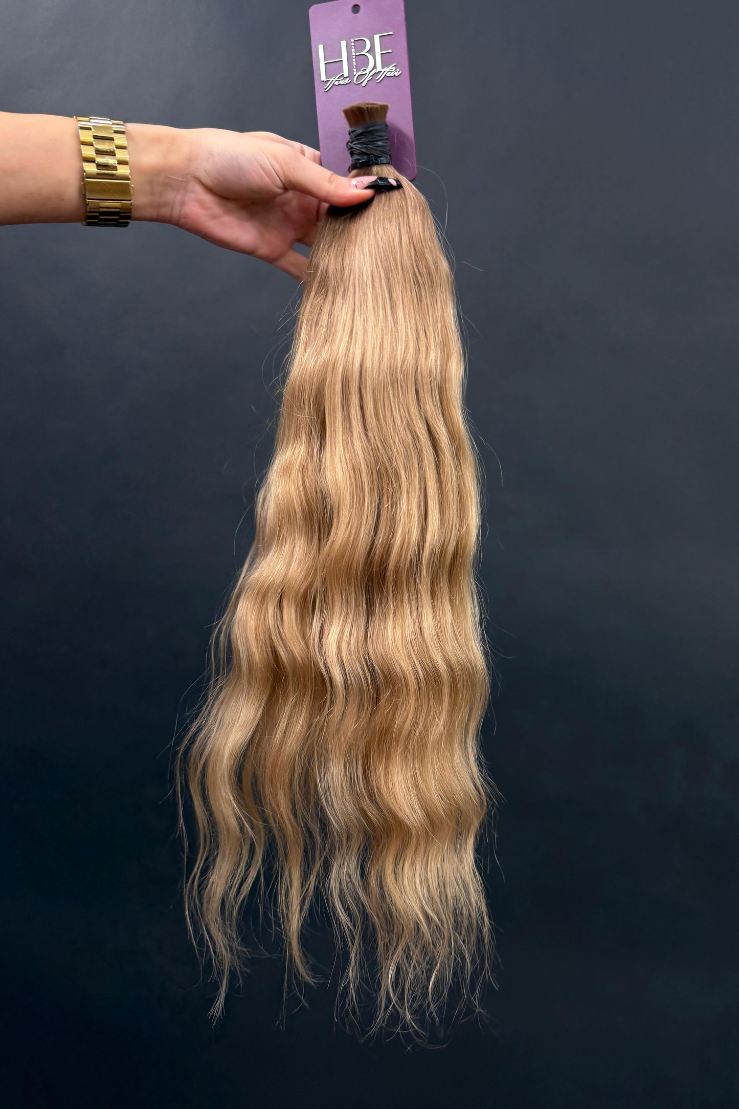 BULK COLORED SLAVIC SLIGHT WAVE 50cm : 117g
