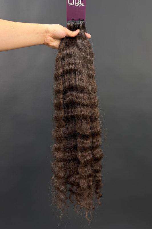PRE-BONDED VIRGIN SLAVIC CURLY 61cm : 83g