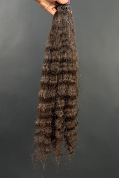 PRE-BONDED VIRGIN SLAVIC CURLY 61cm : 83g