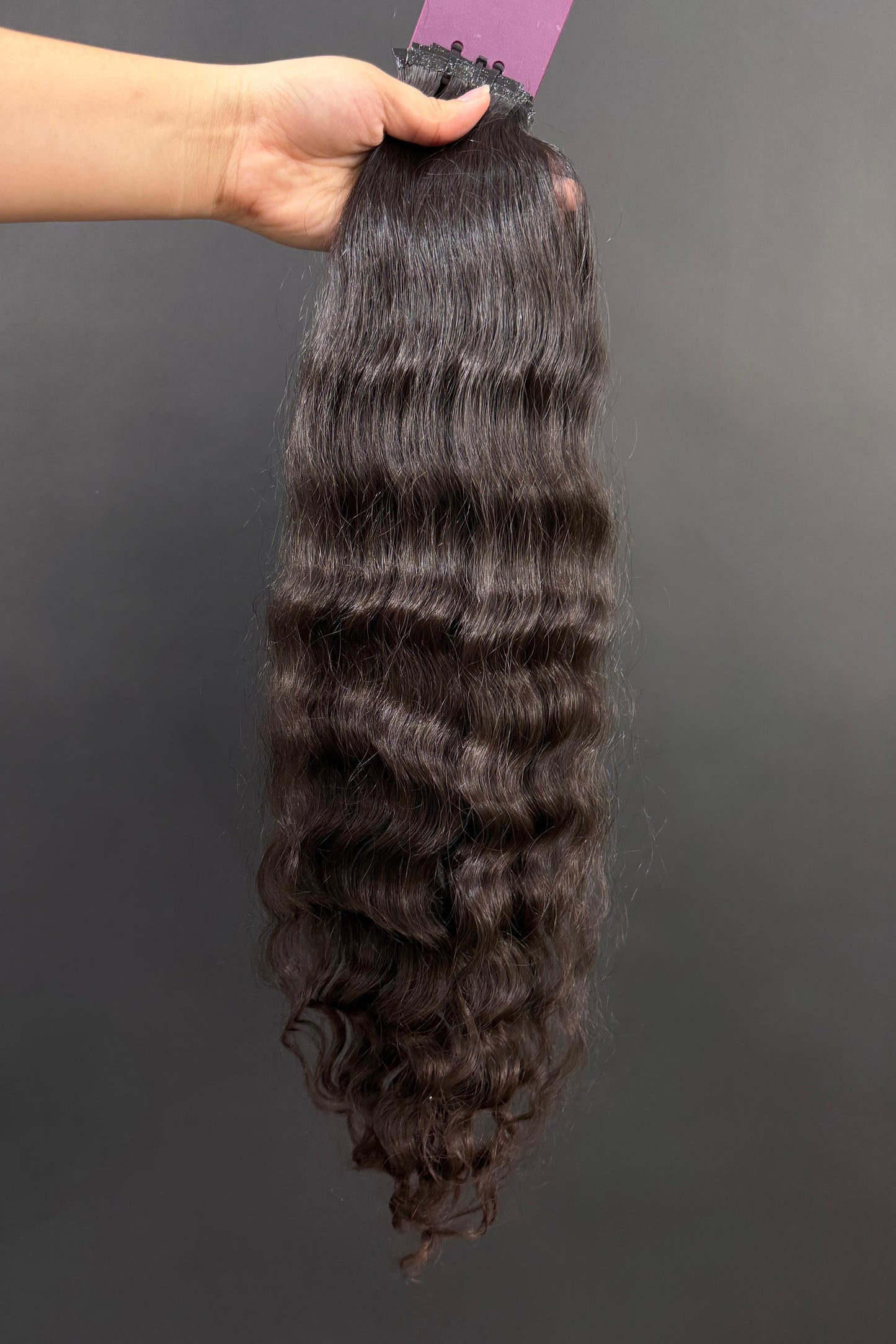 PRE-BONDED VIRGIN SLAVIC CURLY 53cm : 61g