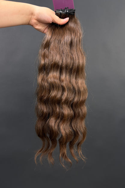 PRE-BONDED VIRGIN SLAVIC WAVY 46cm : 69g