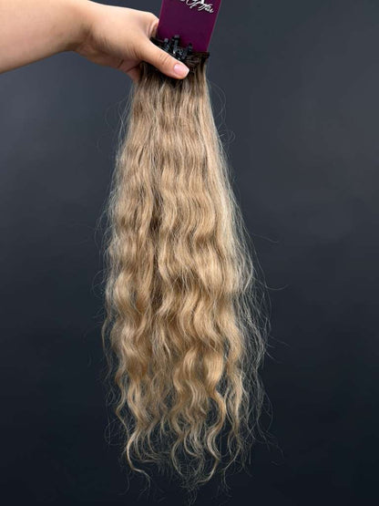 PRE-BONDED COLORED SLAVIC DEEP WAVE 42cm : 63g