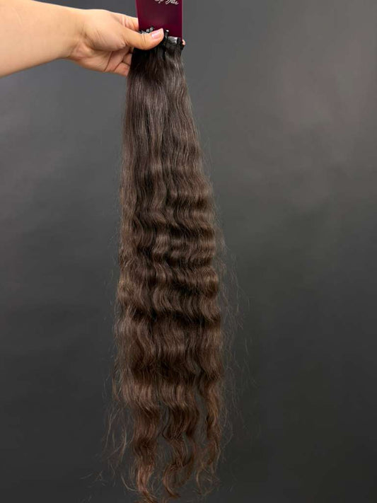 PRE-BONDED VIRGIN SLAVIC WAVY 55cm : 50g