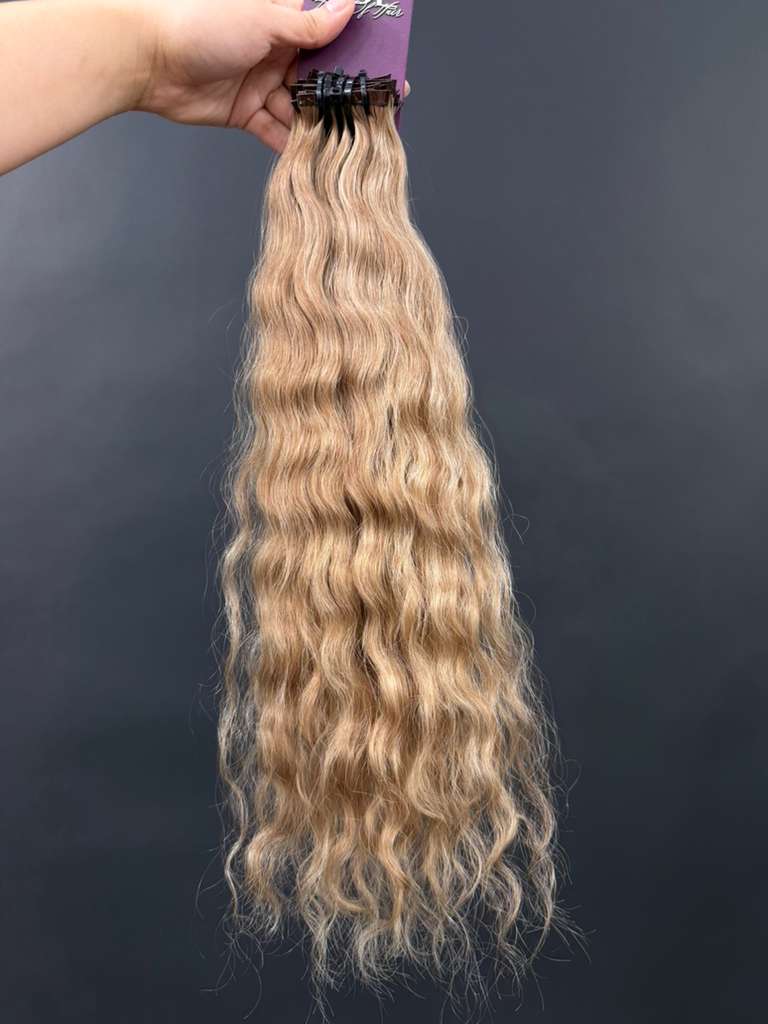 PRE-BONDED COLORED SLAVIC DEEP WAVE 44cm : 83g