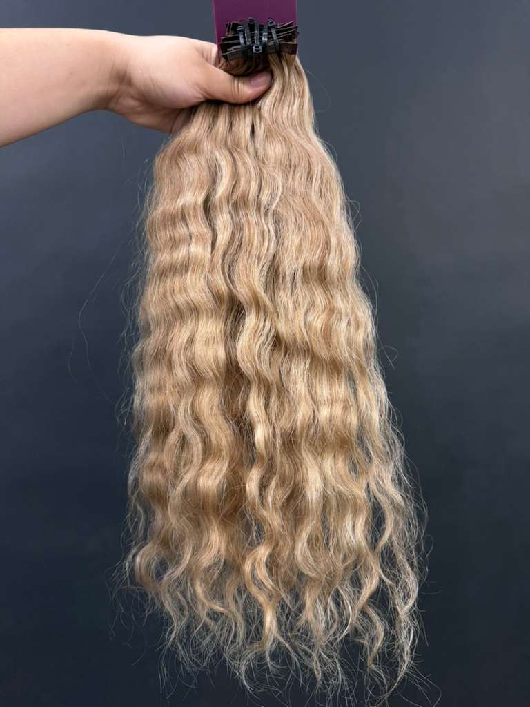 PRE-BONDED COLORED SLAVIC DEEP WAVE 44cm : 83g