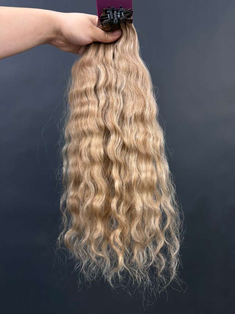 PRE-BONDED COLORED SLAVIC DEEP WAVE 44cm : 83g