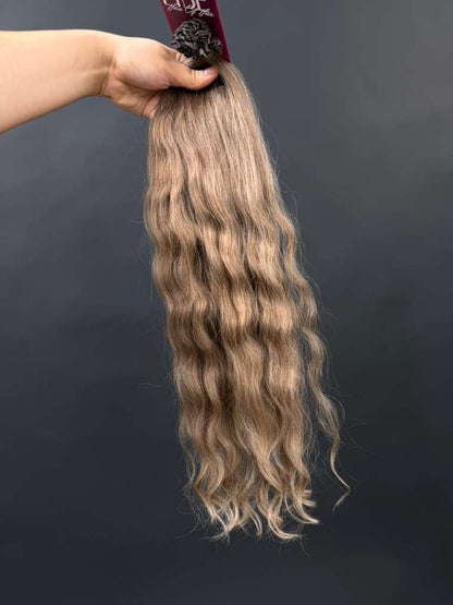 PRE-BONDED COLORED SLAVIC WAVY 50cm : 83g
