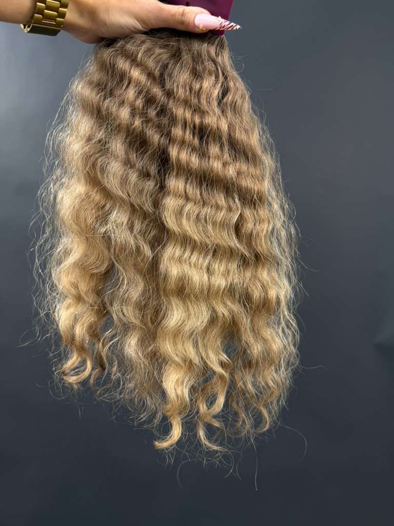 PRE-BONDED COLORED SLAVIC CURLY 45cm : 83g
