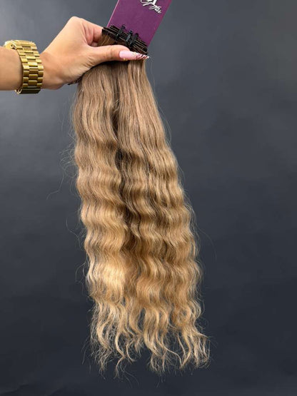 PRE-BONDED COLORED SLAVIC DEEP WAVE 45cm : 50g