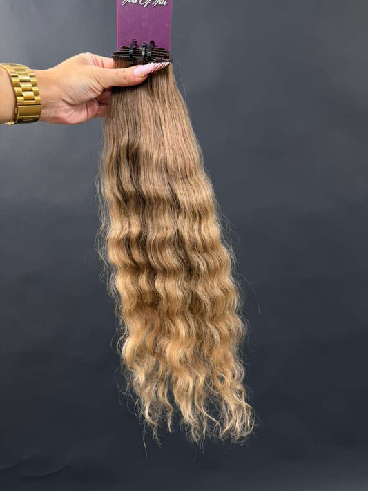 PRE-BONDED COLORED SLAVIC DEEP WAVE 45cm : 50g