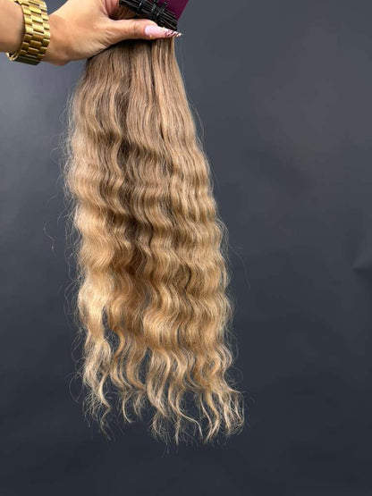 PRE-BONDED COLORED SLAVIC DEEP WAVE 45cm : 50g