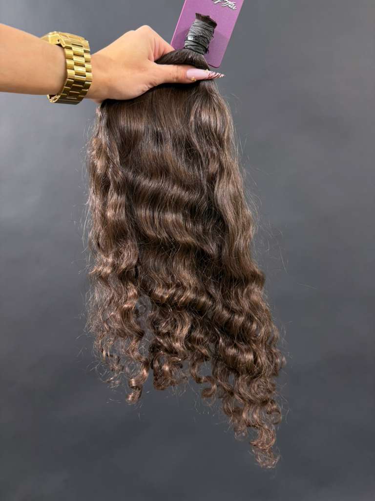 BULK VIRGIN SLAVIC CURLY 43cm : 121g