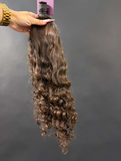 BULK VIRGIN SLAVIC CURLY 43cm : 121g