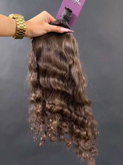BULK VIRGIN SLAVIC CURLY 43cm : 121g
