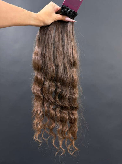 PRE-BONDED VIRGIN SLAVIC DEEP WAVE 53cm : 84g