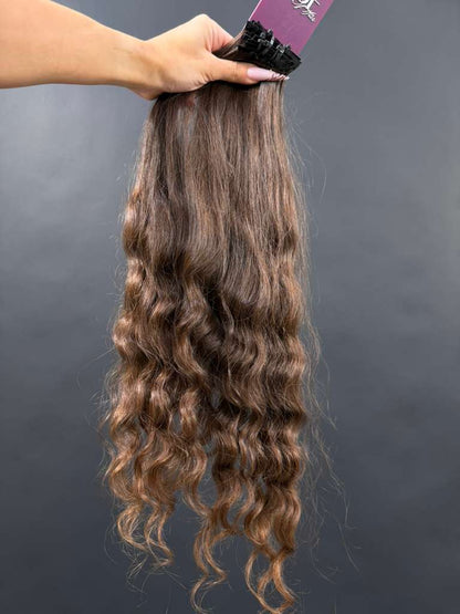 PRE-BONDED VIRGIN SLAVIC DEEP WAVE 53cm : 84g