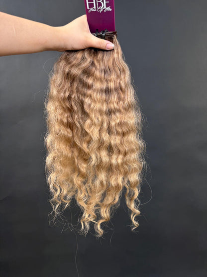 PRE-BONDED COLORED SLAVIC CURLY 46cm : 55g