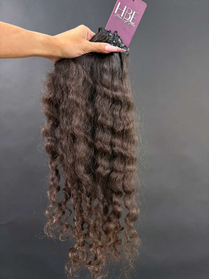PRE-BONDED VIRGIN SLAVIC CURLY 46cm : 90g