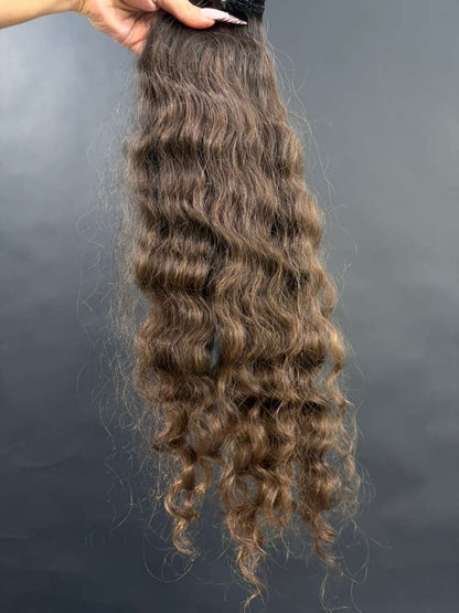 PRE-BONDED VIRGIN SLAVIC CURLY 50cm : 81g
