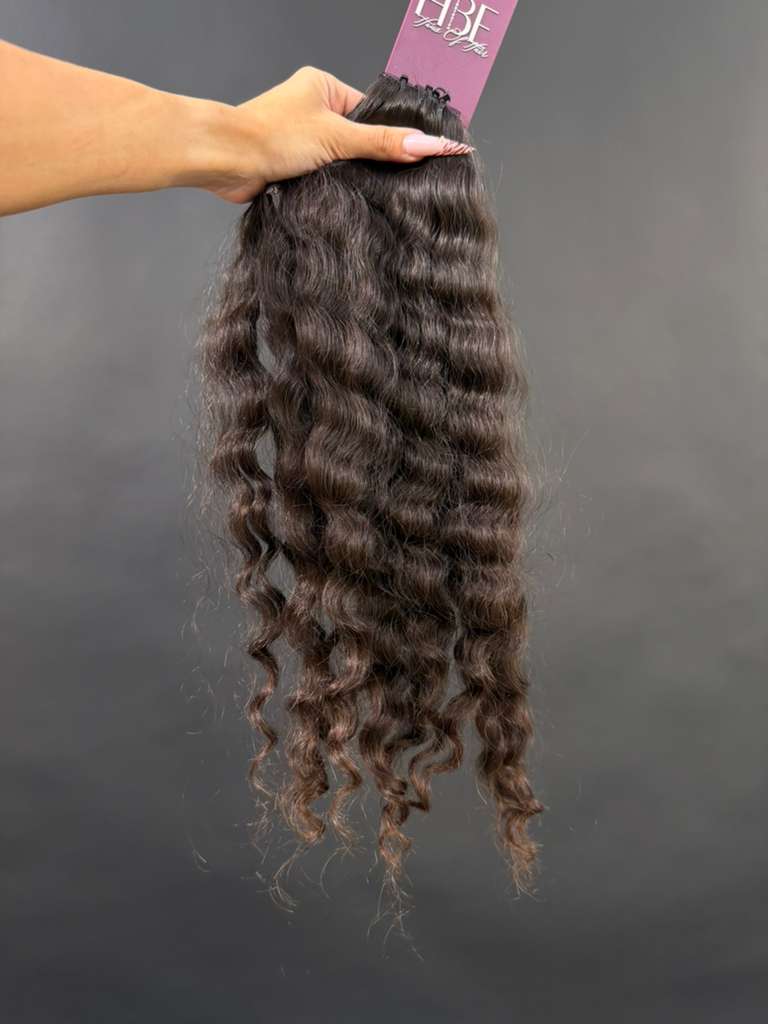 PRE-BONDED VIRGIN SLAVIC CURLY 48cm : 66g