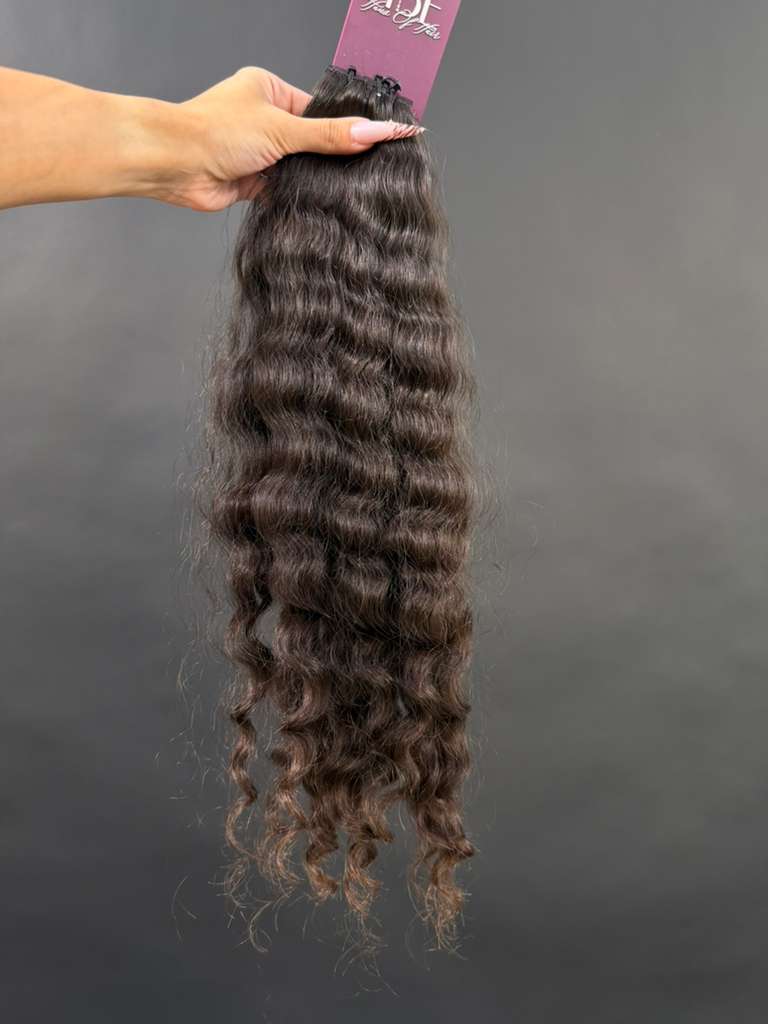 PRE-BONDED VIRGIN SLAVIC CURLY 48cm : 66g