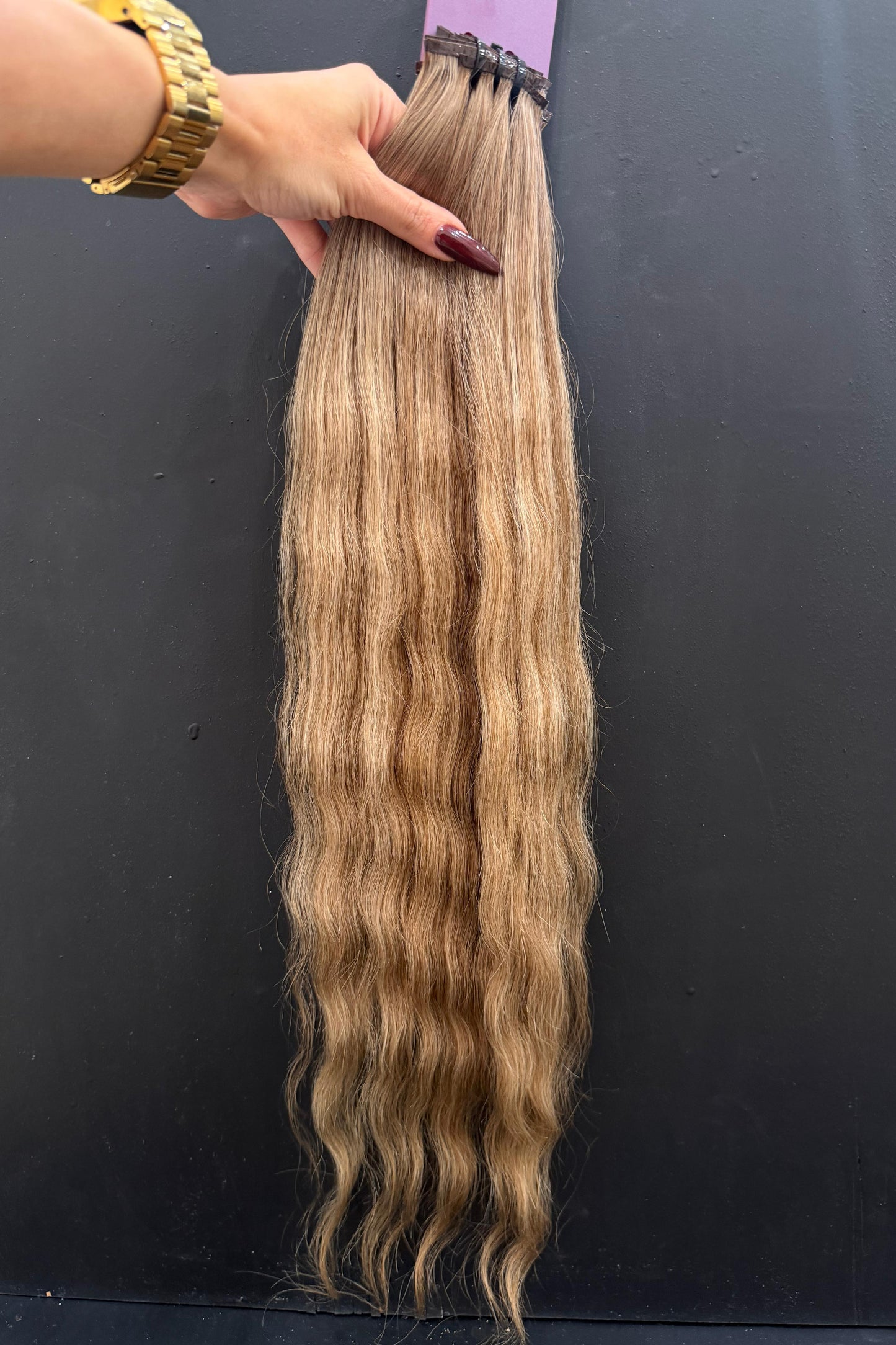 COLORED SLAVIC MIX BLEND WAVY 66cm : 63g