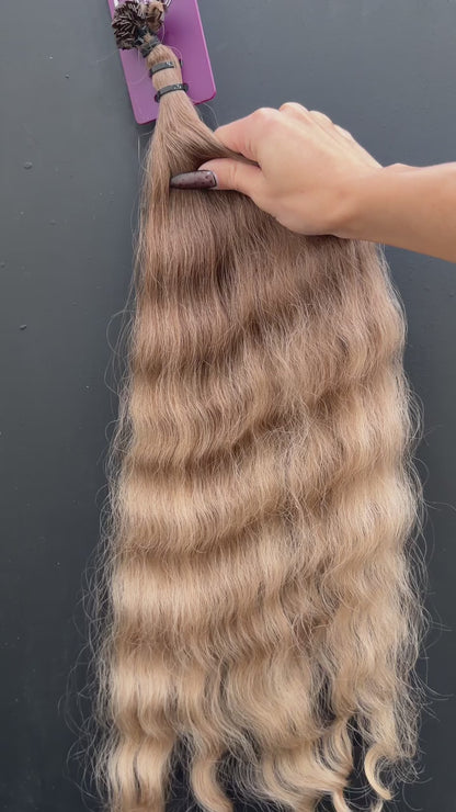 COLORED SLAVIC DEEP WAVE/CURLY 63cm : 68g