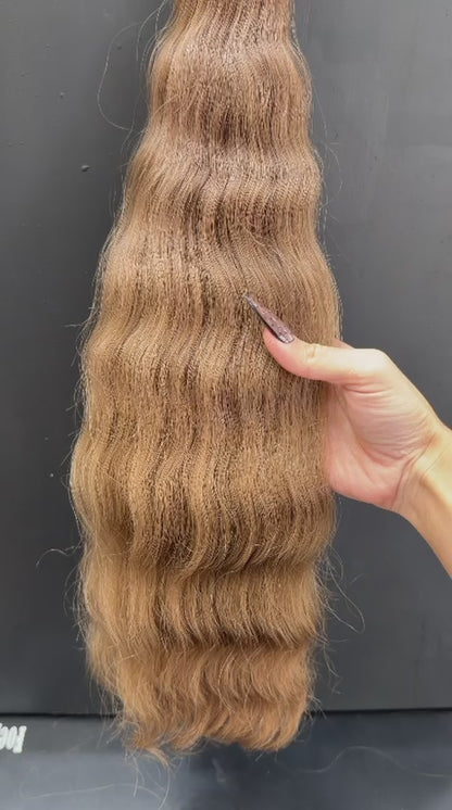 COLORED SLAVIC SLIGHT WAVE 60cm : 108g