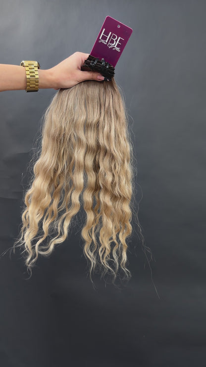 PRE-BONDED COLORED SLAVIC DEEP WAVE 46cm : 96g