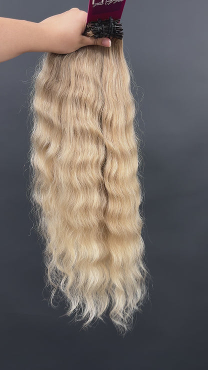 PRE-BONDED COLORED SLAVIC WAVY 56cm :103g