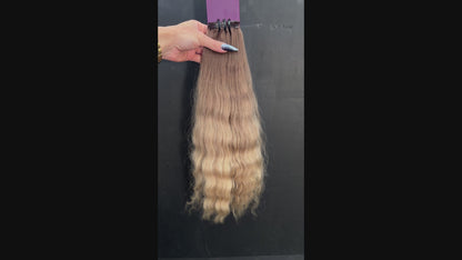 PRE-BONDED COLORED SLAVIC DEEP WAVE 47cm : 48g