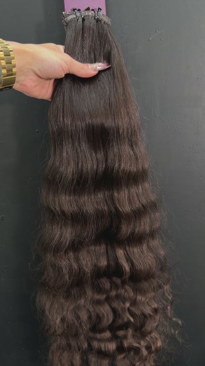 VIRGIN SLAVIC CURLY 63cm : 121g