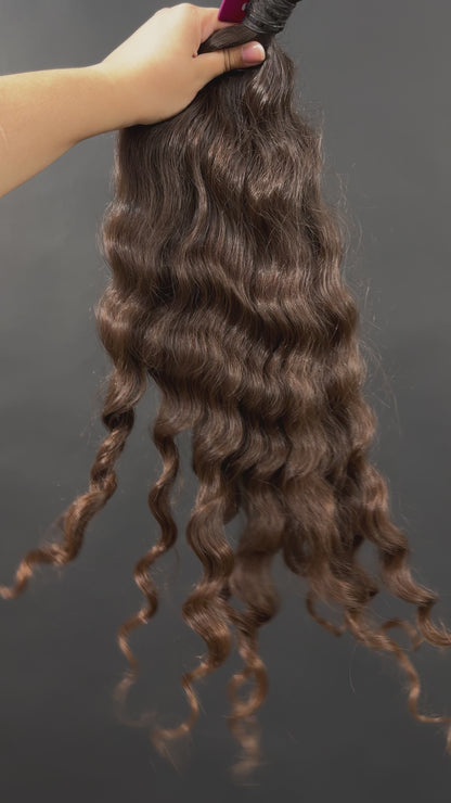 BULK VIRGIN SLAVIC CURLY 56cm : 143g