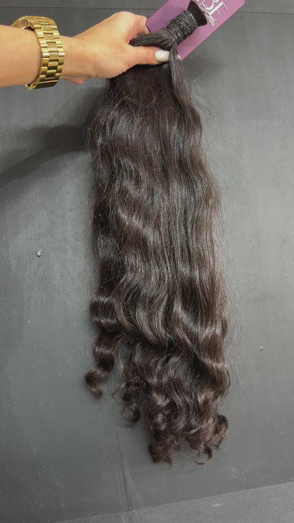 BULK VIRGIN SLAVIC CURLY 54cm : 136g