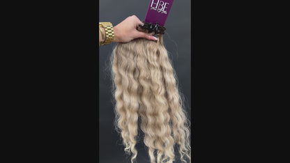 PRE-BONDED COLORED SLAVIC CURLY 45cm : 69g