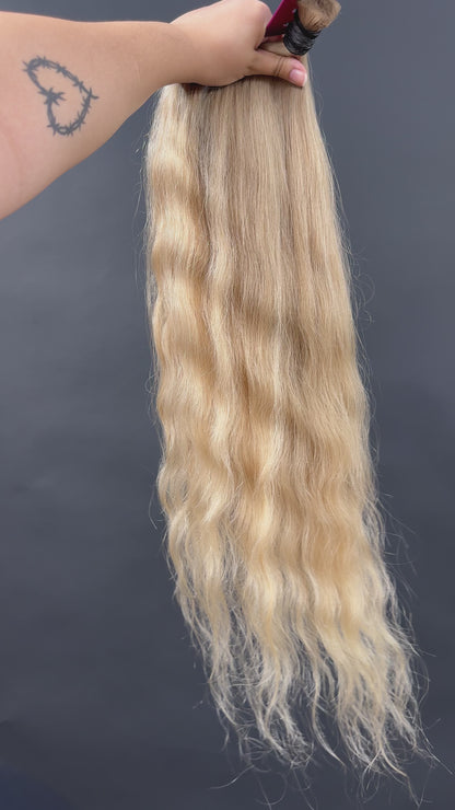 BULK COLORED SLAVIC WAVY 66cm : 150g