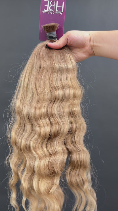 BULK COLORED SLAVIC NATURAL BODY WAVE 45cm : 106g