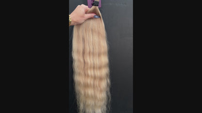 BULK COLORED SLAVIC NATURAL BODY WAVE 65cm : 130g