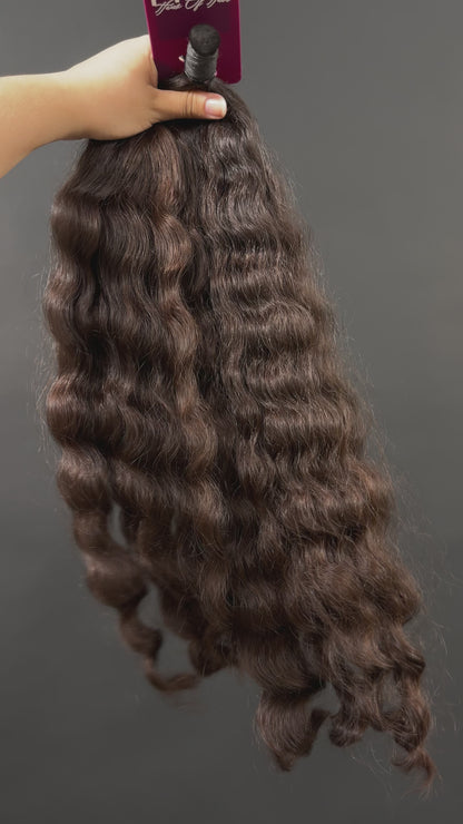 BULK VIRGIN SLAVIC CURLY 55cm : 107g
